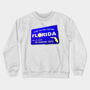 Florida Man netflix mini series themed graphic design by ironpalette Crewneck Sweatshirt